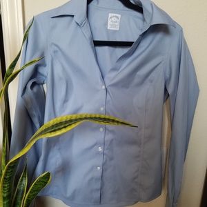 Brooks Brothers Blue Collared Button Down Shirt